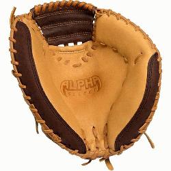 pha Baseball Catchers Mitt 33 inch (Right Handed Throw) : The Nokona Alpha series has been e